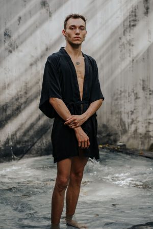 VASTRA KIMONO BLACK